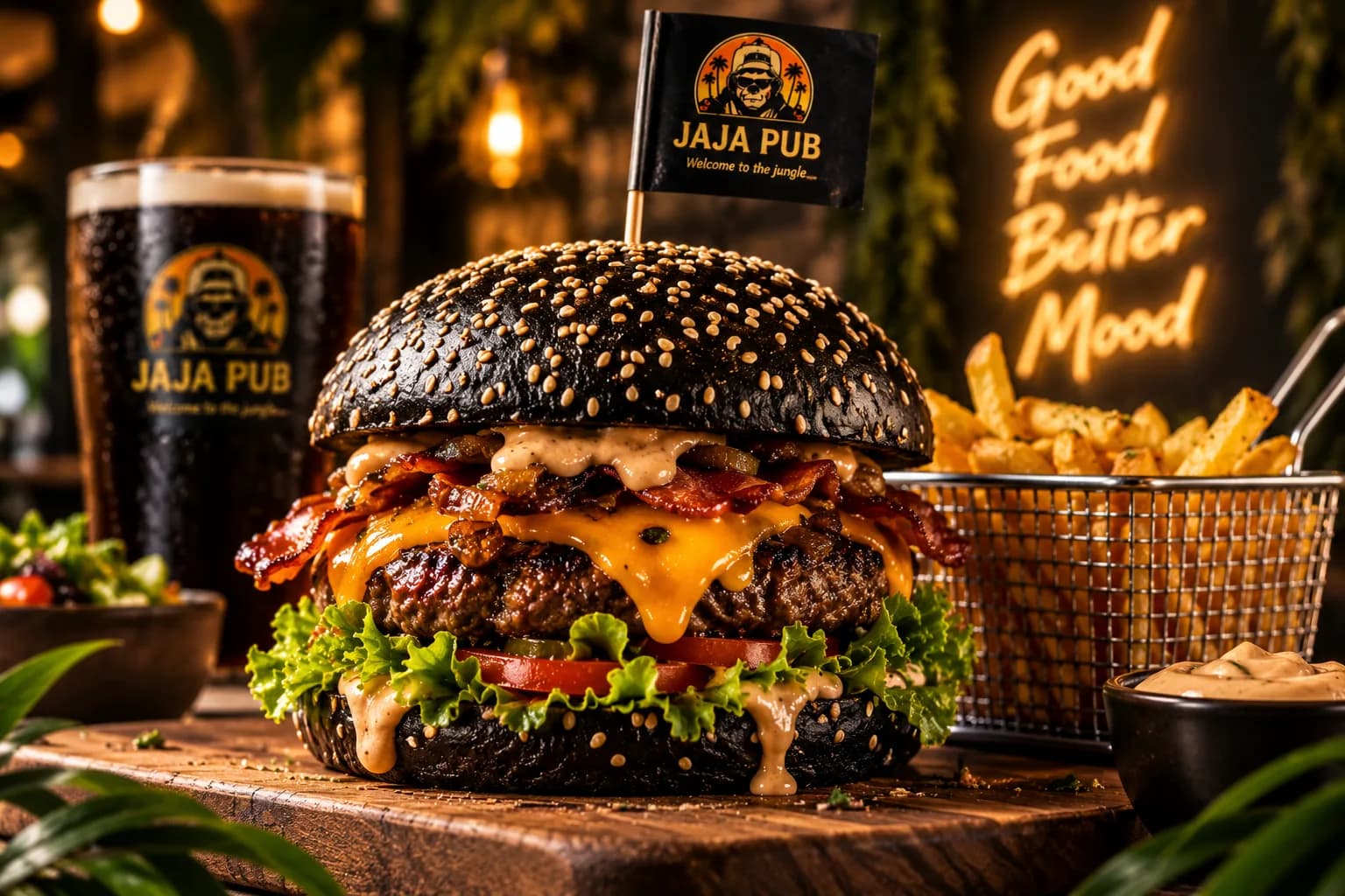 Burger signature JAJA Pub Brăila