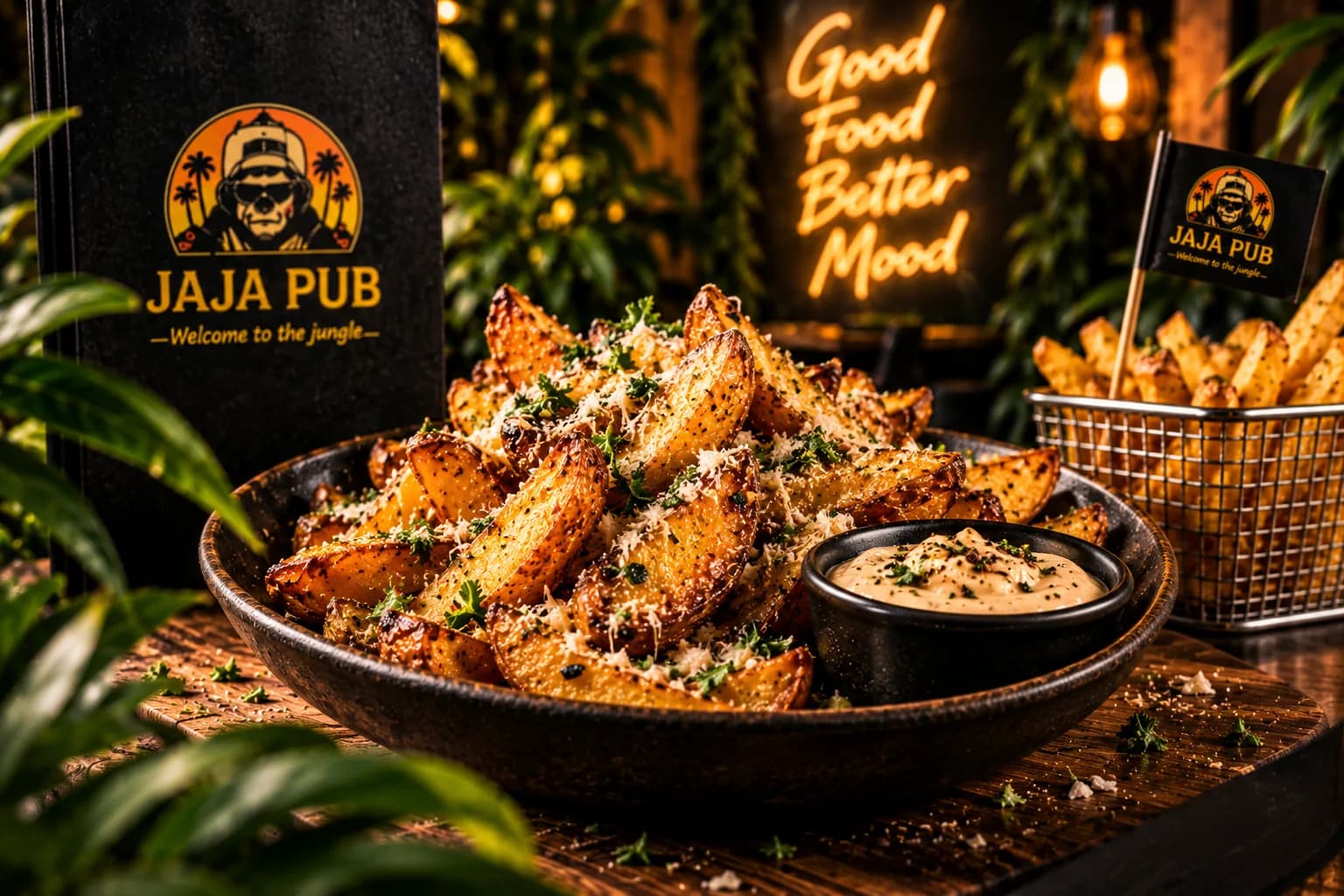Garnitură cartofi wedges JAJA Pub Brăila