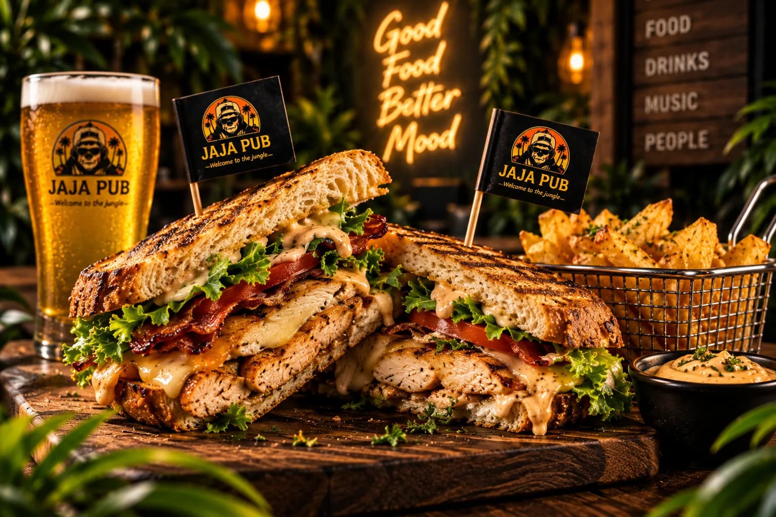 Sandwich JAJA Pub Brăila